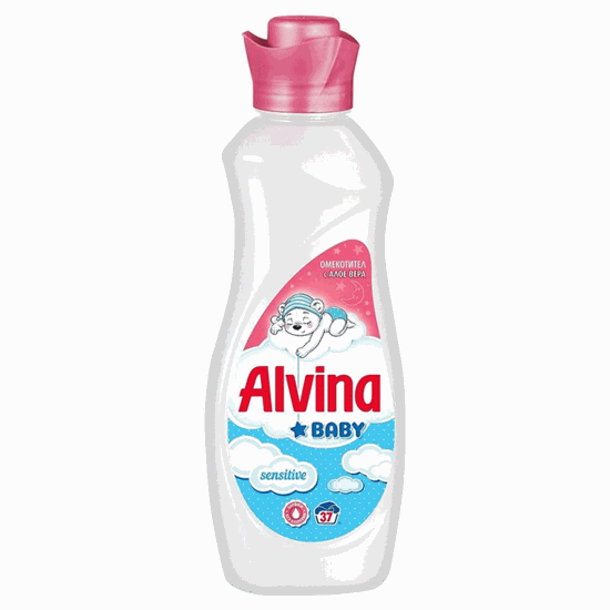 Снимка на МЕДИКС АЛВИНА ТЕЧЕН ПРАХ 900МЛ.*8БР. BABY SENSITIVE БЯЛ