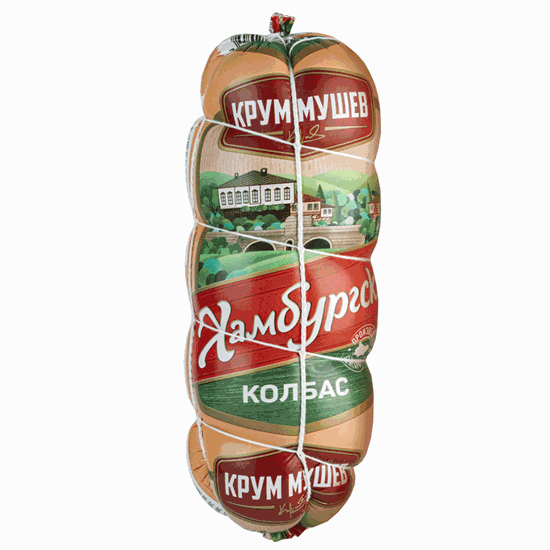 Picture of ХАМБУРГСКИ САЛАМ ГАСТРО ИЗК.ОБВИВКА КРУМ МУШЕВ-ЦЕНА ЗА КГ.