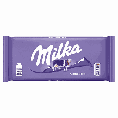Снимка на ШОКОЛАД МИЛКА 100ГР.*24БР. АЛПИЙСКО МЛЯКО