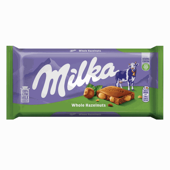 Снимка на ШОКОЛАД МИЛКА 100ГР.*17БР. ЦЯЛ ЛЕШНИК
