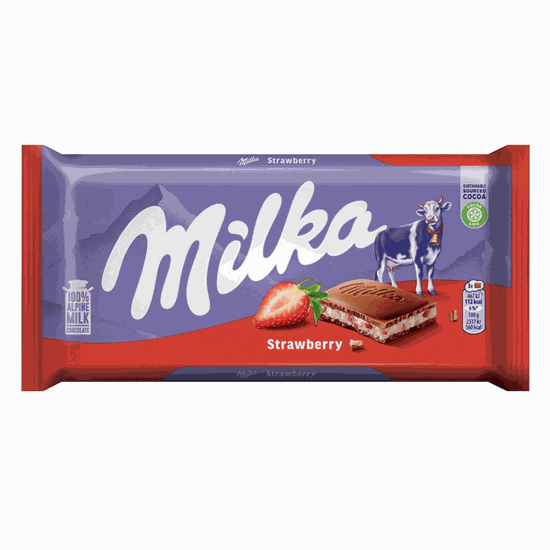 Picture of ШОКОЛАД МИЛКА 100БР.*22БР. ЯГОДА